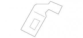 Rear bumper bracket lower left Kia Sorento 19-20