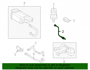 The first lambda probe for the Toyota Camry V40 hybrid