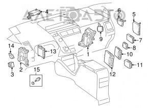 COMPUTER, POWER MANAGEMENT CONTROL Toyota Prius V 12-14