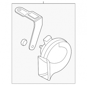 Low signal Audi Q3 8U 15-18 with bracket