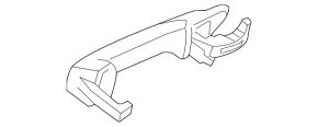 Outside rear left door handle Porsche Cayenne 958 11-17