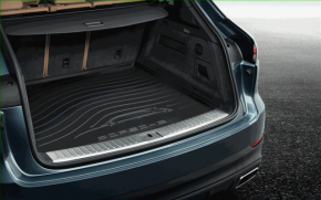 Trunk mat (rubber) Porsche Cayenne 19-23 black