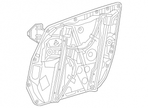 Window lifter with motor front right Mercedes C-class W205 15-21