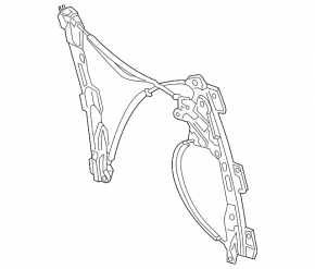 Window lifter with motor front left Ford Fusion mk5 13-20