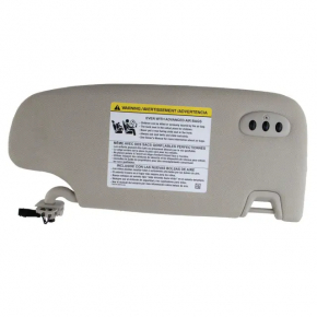 Left visor Lincoln Nautilus 19-23 beige, without hook