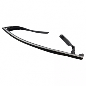 Upper door molding front right Ford Edge 15 - chrome with glass seal