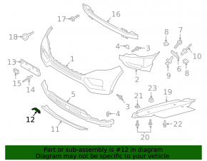 Ford Explorer 20-23 Front Bumper Tow Hook Cap Structure