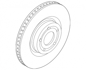 Front left brake disc Ford Bronco Sport 21-25
