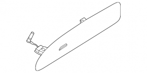 Outside rear left door handle for Porsche Taycan 25-26