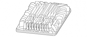 ECU block engine computer Chevrolet Malibu 13-14 hybrid