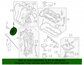 Kia Niro 23-24 HEV, PHEV 1.6 Crankshaft Pulley