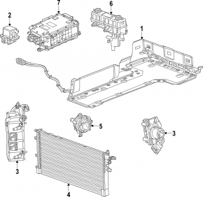Battery VVB assembly Chevrolet Volt 16- 68k