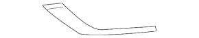 Left front bumper grille molding for Volvo S60 19-25 chrome