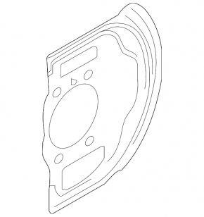 Brake Disc Cover Front Right Nissan Rogue 14-19 2 Pistons