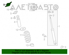 Rear left support Suzuki Kizashi 10-15