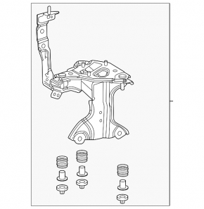 ABS Bracket ABS Toyota Sienna 21-25