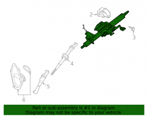 Lexus IS 14-24 Steering Column