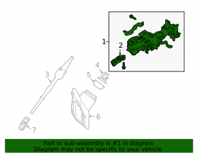 Steering column Infiniti Q50 14-19 without adaptive control