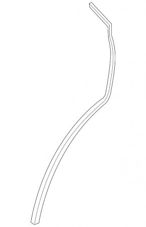 Door seal side rear right BMW X5 F15 14-18 rear
