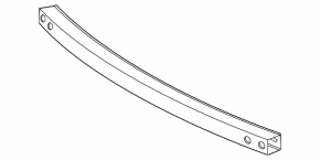 Front bumper reinforcement lower Toyota Sienna 21-25