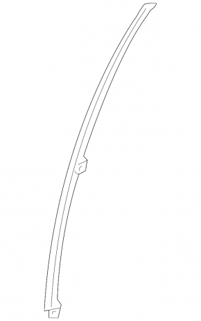 Subaru Outback 15-19 rear right door window guide