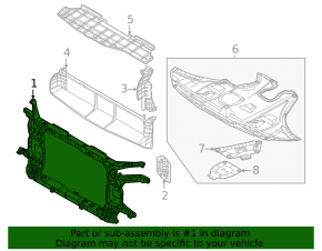 Hyundai Tucson 22-24 2.5" USA radiator panel