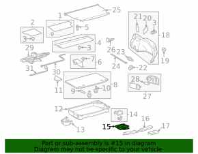 Toyota Prius 30 10-15 Tool Kit