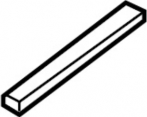 Door sill trim rear right outer Infiniti JX35 QX60 13- chrome, type 1, missing seal, worn