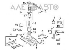 Lexus CT200h Fuel Filler Cap 11-14