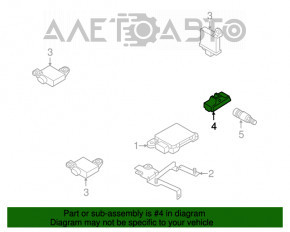 Porsche Cayenne 958 11-17 433MHz Wheel Pressure Sensor