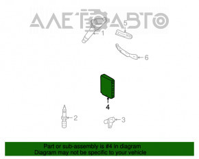 Block ECU engine computer Lexus ES350 07-12 chip breakage