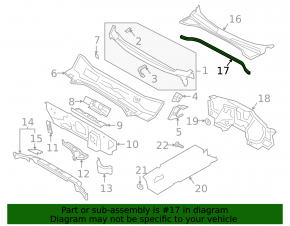 Audi Q3 83A 19-25 Windscreen Wiper Seal