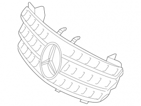 Radiator grill grill Mercedes X164 GL