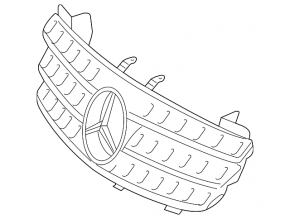 Radiator grill grill Mercedes X164 GL