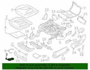 Lincoln MKC 15-19 Driver's Seat Heated Blower