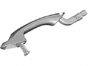 Lincoln MKZ 13-16 Keyless Exterior Front Left Door Handle