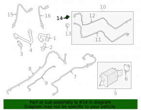 Fuel pressure sensor Ford Mustang mk6 15- 2.3T on the fuel rail