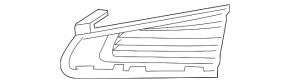 Left front bumper grille for a 1919 Cadillac CTS