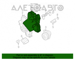 Heater assembly for Nissan Versa 1.8 10-12