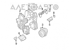 Heater assembly for Nissan Versa 1.8 10-12