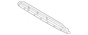 Volvo XC90 16-19 Front Bumper Lower Grille