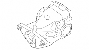 Rear differential gearbox BMW X5 E70 07-13 3.0 90k