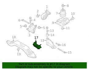 Gearbox cushion Subaru Outback 10-14 2.5