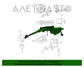 Jeep Patriot 11-17 Steering Column
