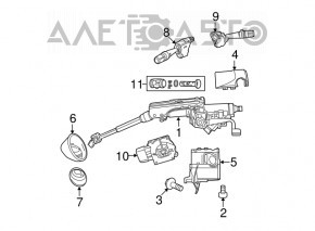 Jeep Patriot 11-17 Steering Column