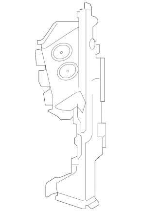 Radiator deflector right Audi Q7 16-19 2.0T