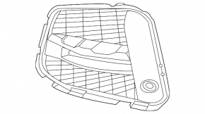 Front bumper grille left BMW X1 F48 16-22 2020-22