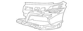 PTF bracket right BMW 7 G11 G12 16-22 With m type, bumper cover & trim