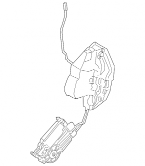 Front left door lock BMW 5 F10 09-16 with closer