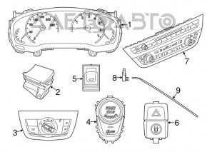 Instrument cluster BMW X3 G01 18-21